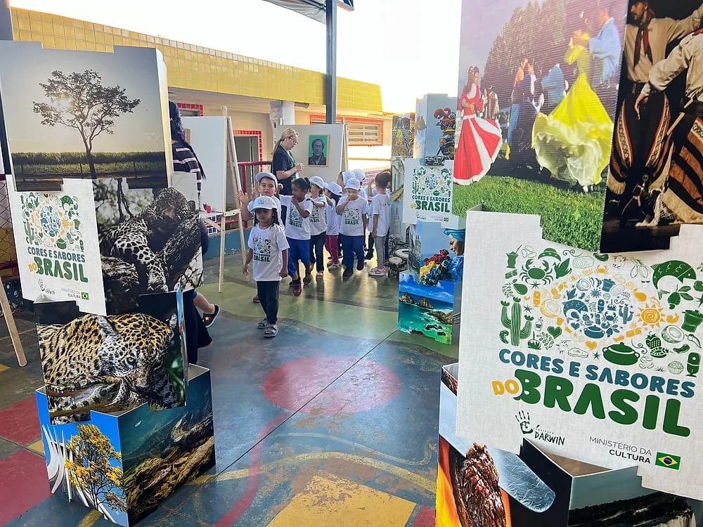 Cores e Sabores do Brasil no Centro de Educação Infantil Parque dos Ipês — registro 8